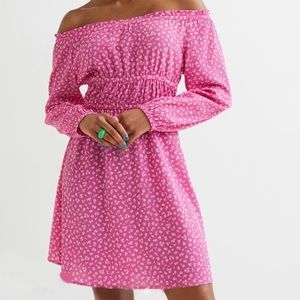 NWT - H&M Off the Shoulder Dress